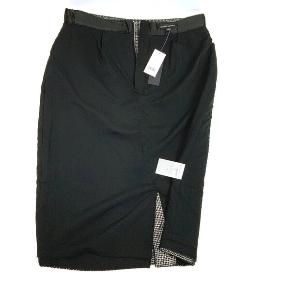 New Banana Republic Gunmetal Jacquard Pencil Skirt Career Sz 8 - Picture 16 of 16